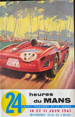 Original 1961 Le Mans promotional Leaflet