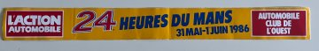 Original 1986 Official Le Mans sticker