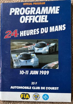 Original 1989 Le Mans Programme