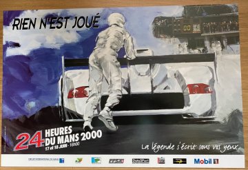 Original 2000 Le Mans Withdrawn official Event poster V1